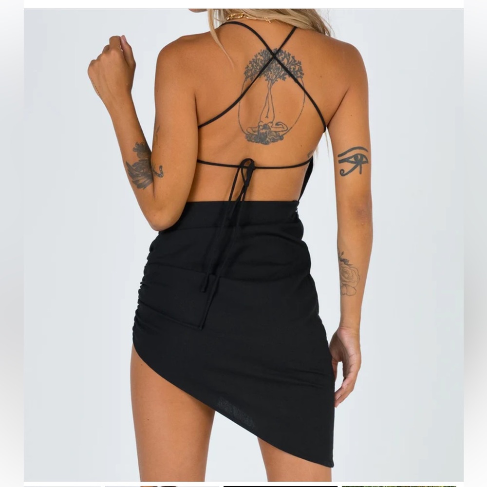 Princess Polly Black Dress Size 4